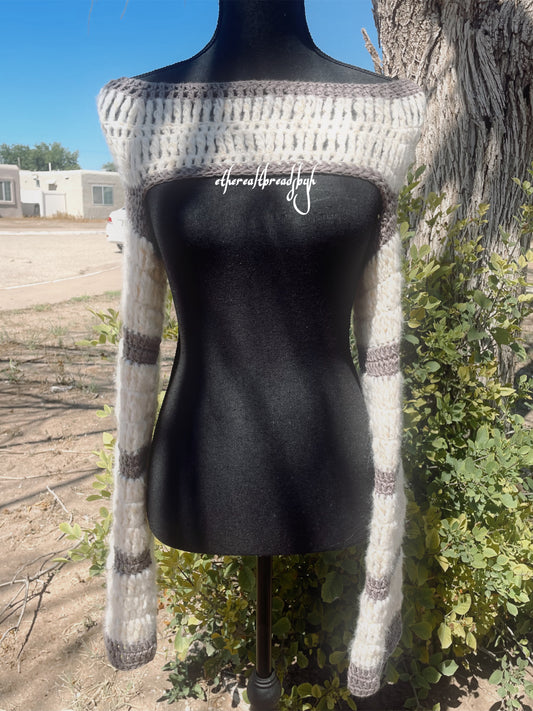 Oat Milk Latte Ethereal Bolero Size S