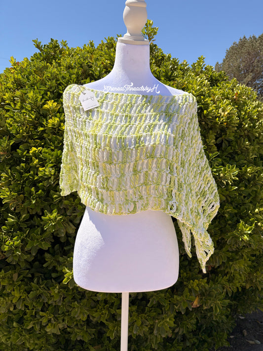 Spring Green Sienna Poncho Size S